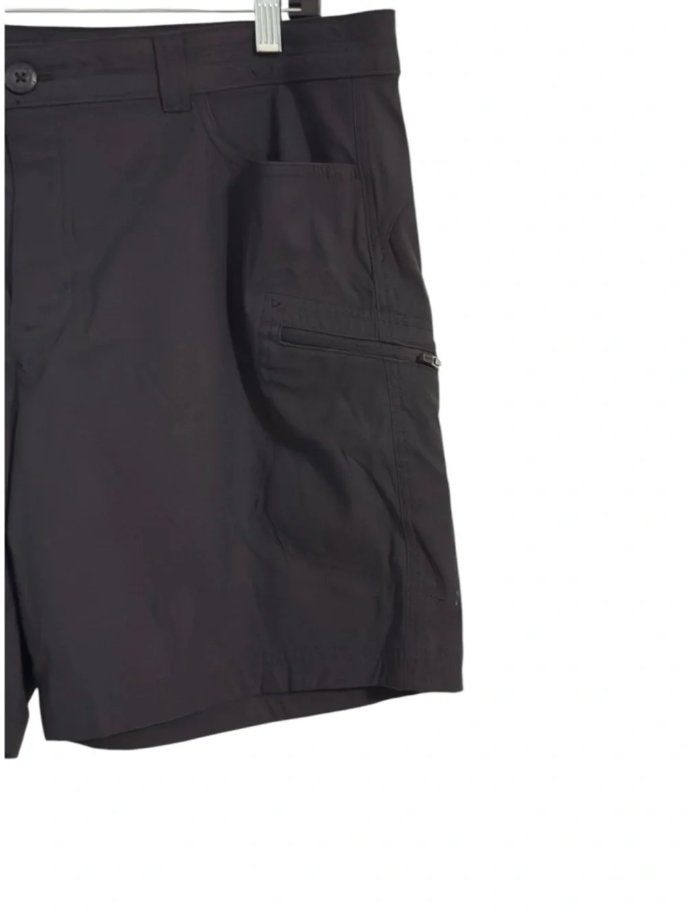 Eddie Bauer Trail Short Women's Plus Size 16 Black Stretch Active Travel Outdoor